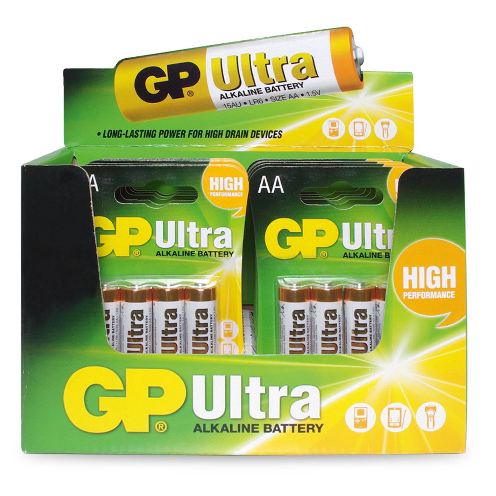 GP Batteries 4 Pack 1.5V Ultra Alkaline AA Shop Online Now at Ambler