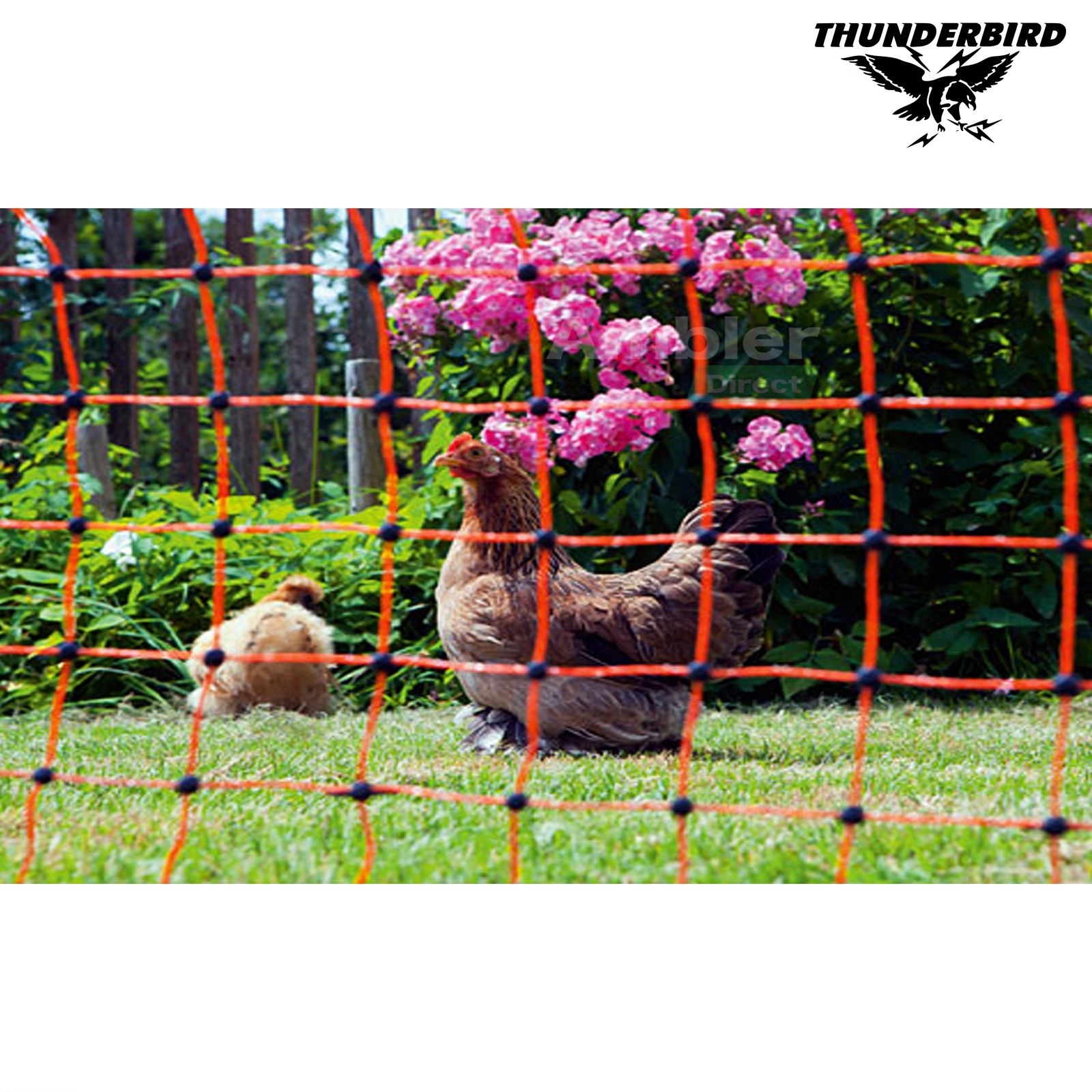 Thunderbird POULTRY NETTING Electric Chicken Fence NET 50m x 112cm Mesh
