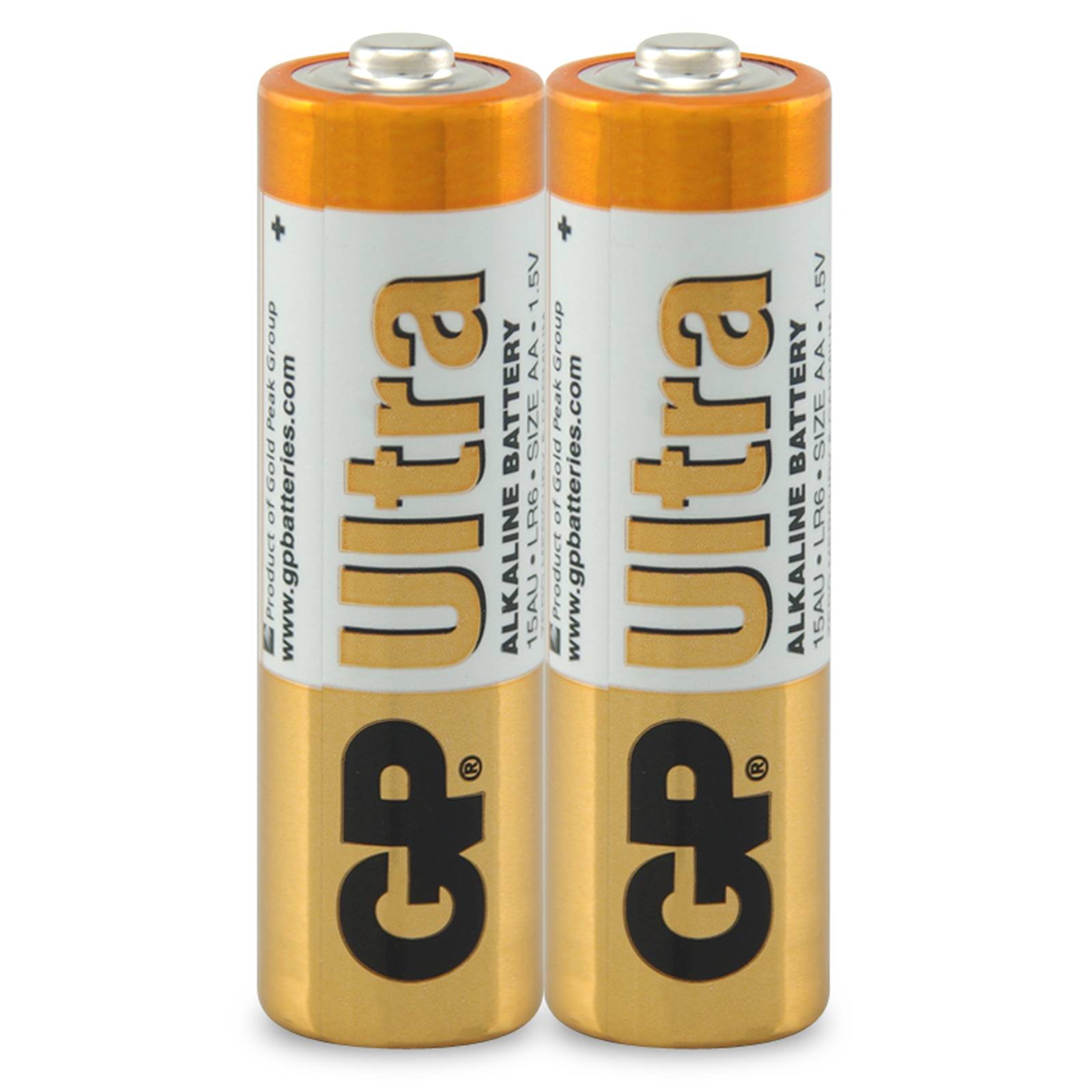 GP Batteries 1.5V Ultra Alkaline AA Battery 2 Pack Shop Online Now at