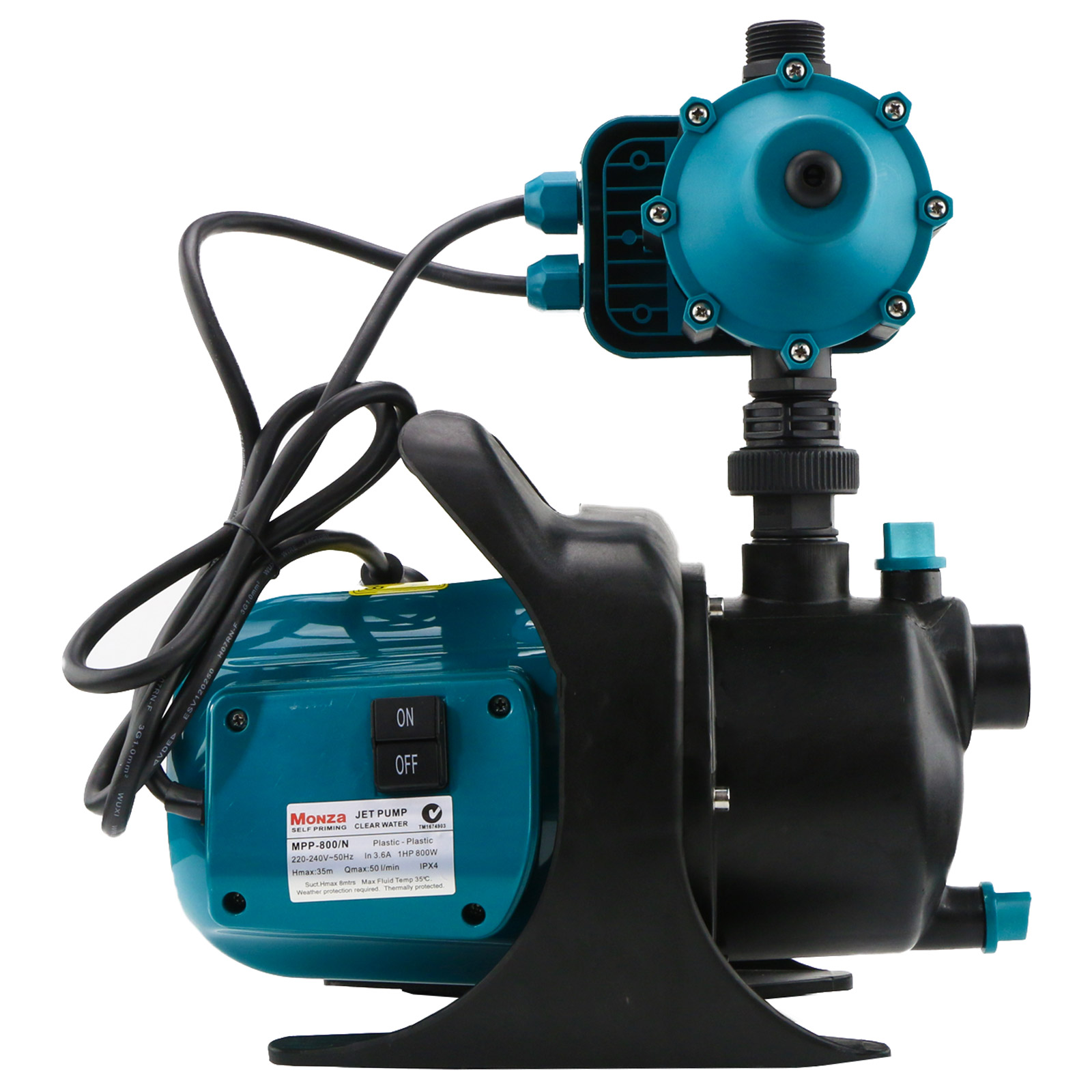 Monza 800w 1hp Water Pump w/ Auto Controller Shop Online Now at