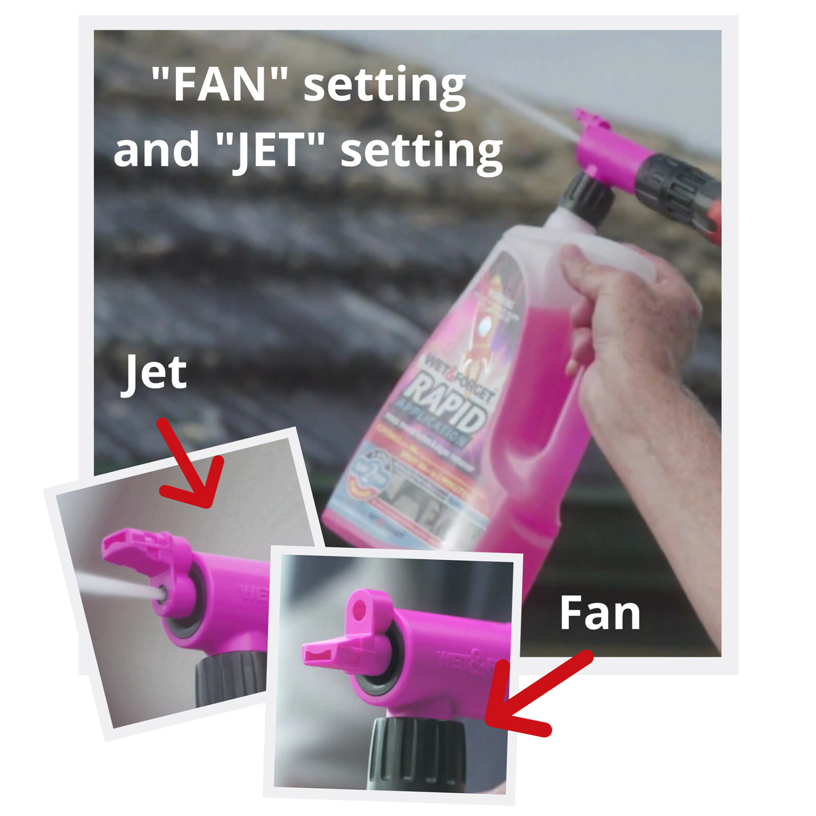 Wet & Rapid Application 2L Moss and Mould Remover 2 Litre