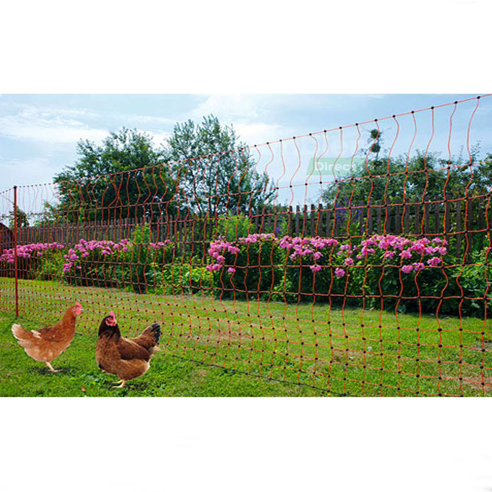 Thunderbird POULTRY NETTING Electric Chicken Fence NET 50m x 112cm Mesh