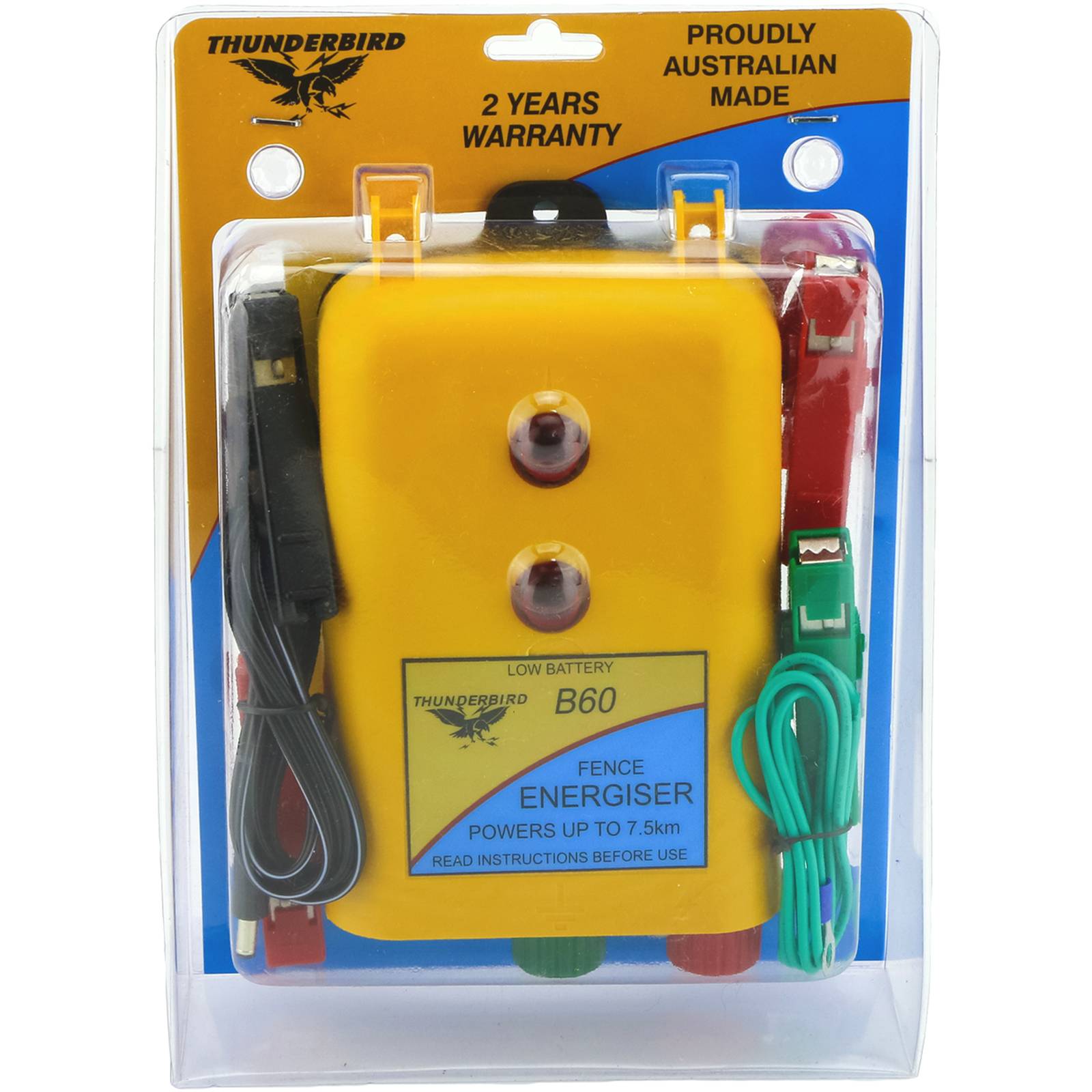 Thunderbird Battery Powered Electric Fence Energiser