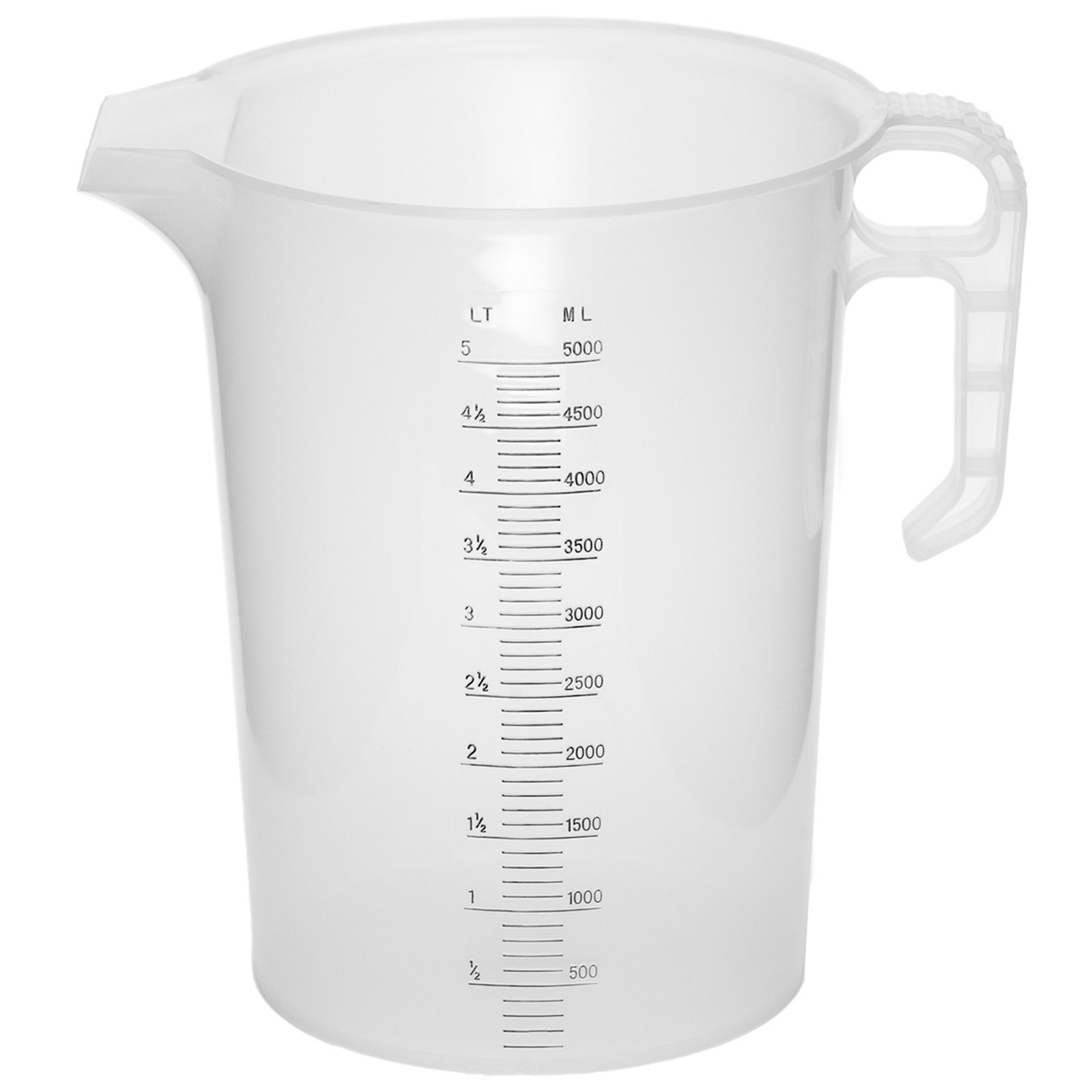 Pourmaxx Jugs 250ml 500ml 1L 2L 3L 5L Easy Safe Plastic Measuring Jug