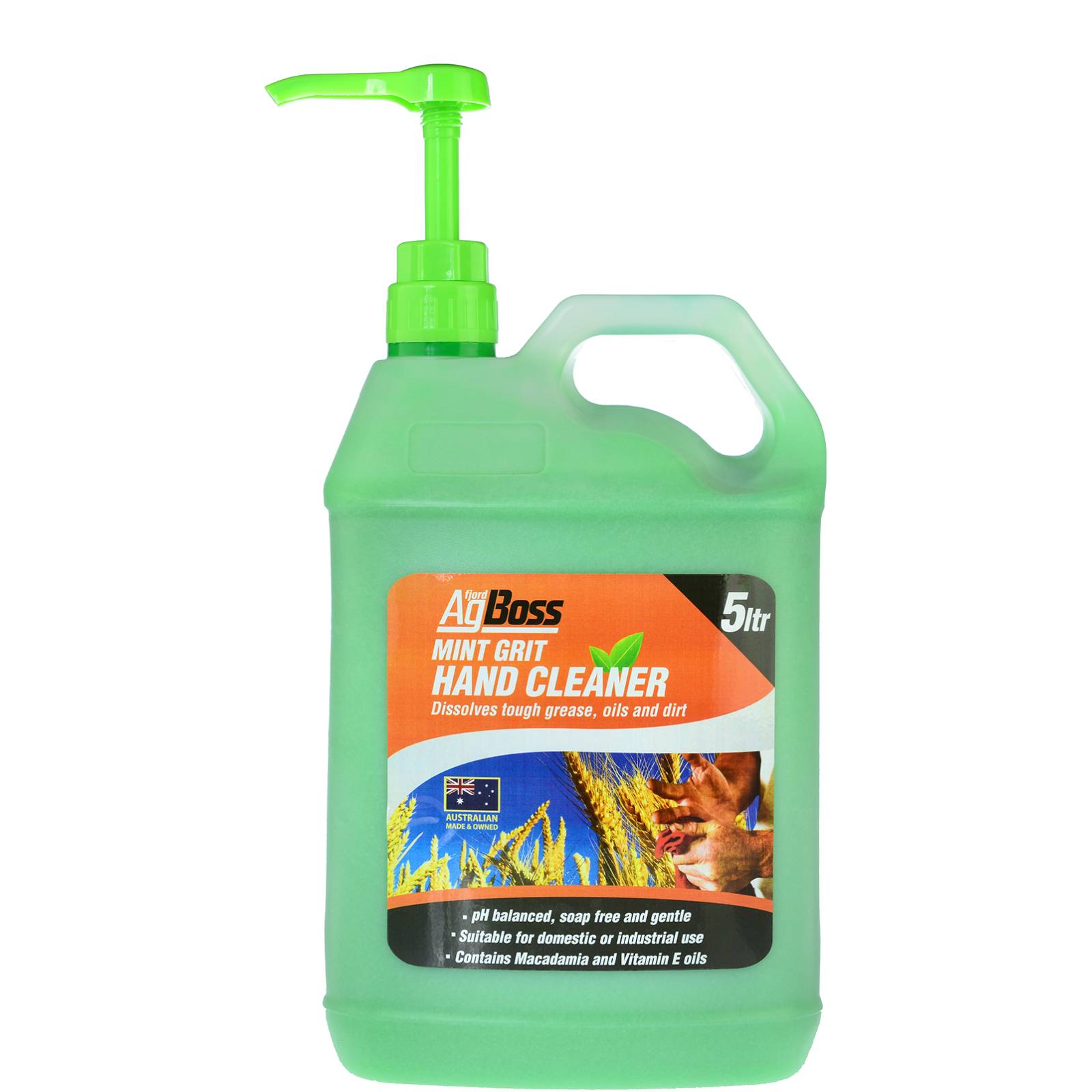 AgBoss 5 Litre Mint Green Grit Hand Cleaner Shop Online Now at Ambler