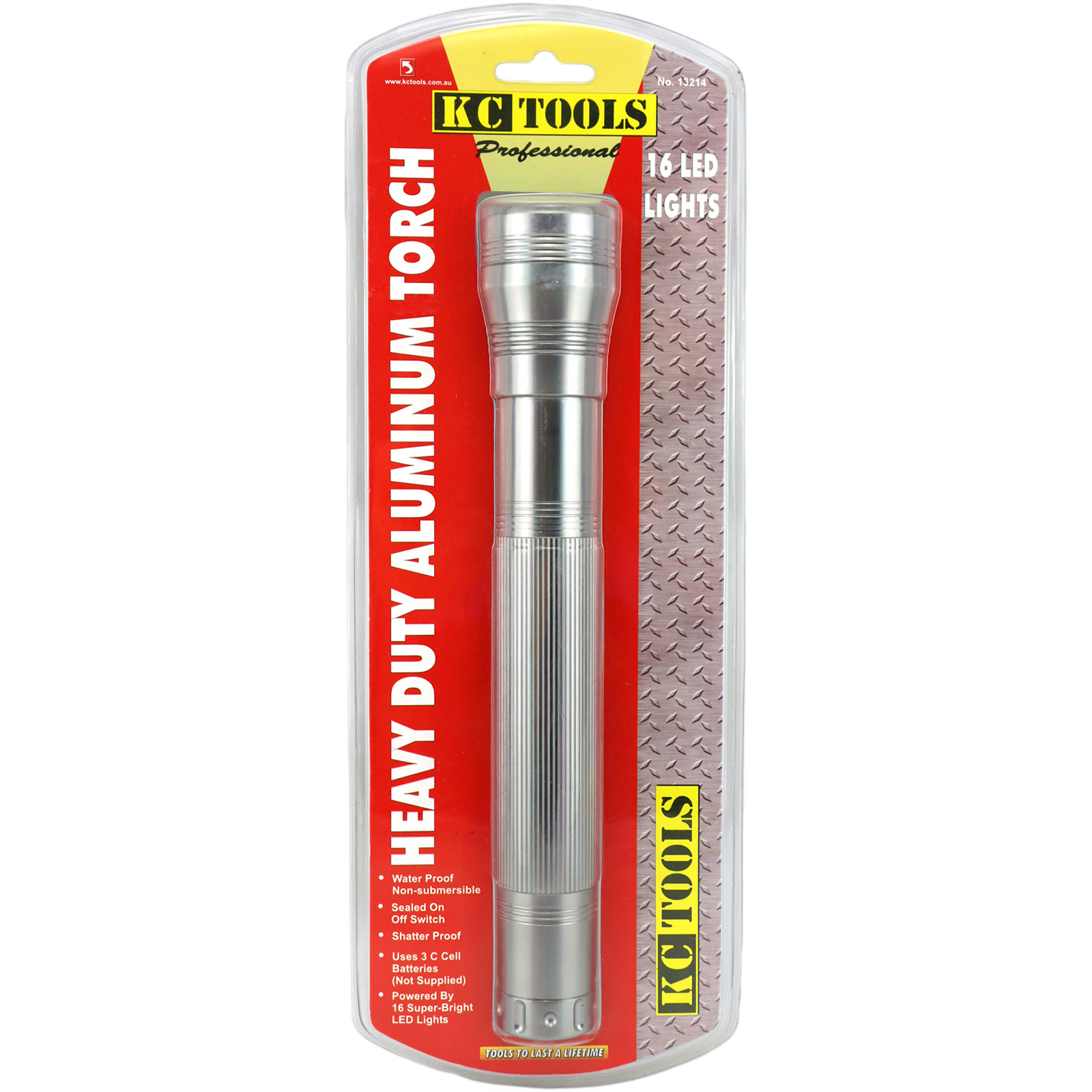 KC Tools Heavy Duty Aluminium Torch