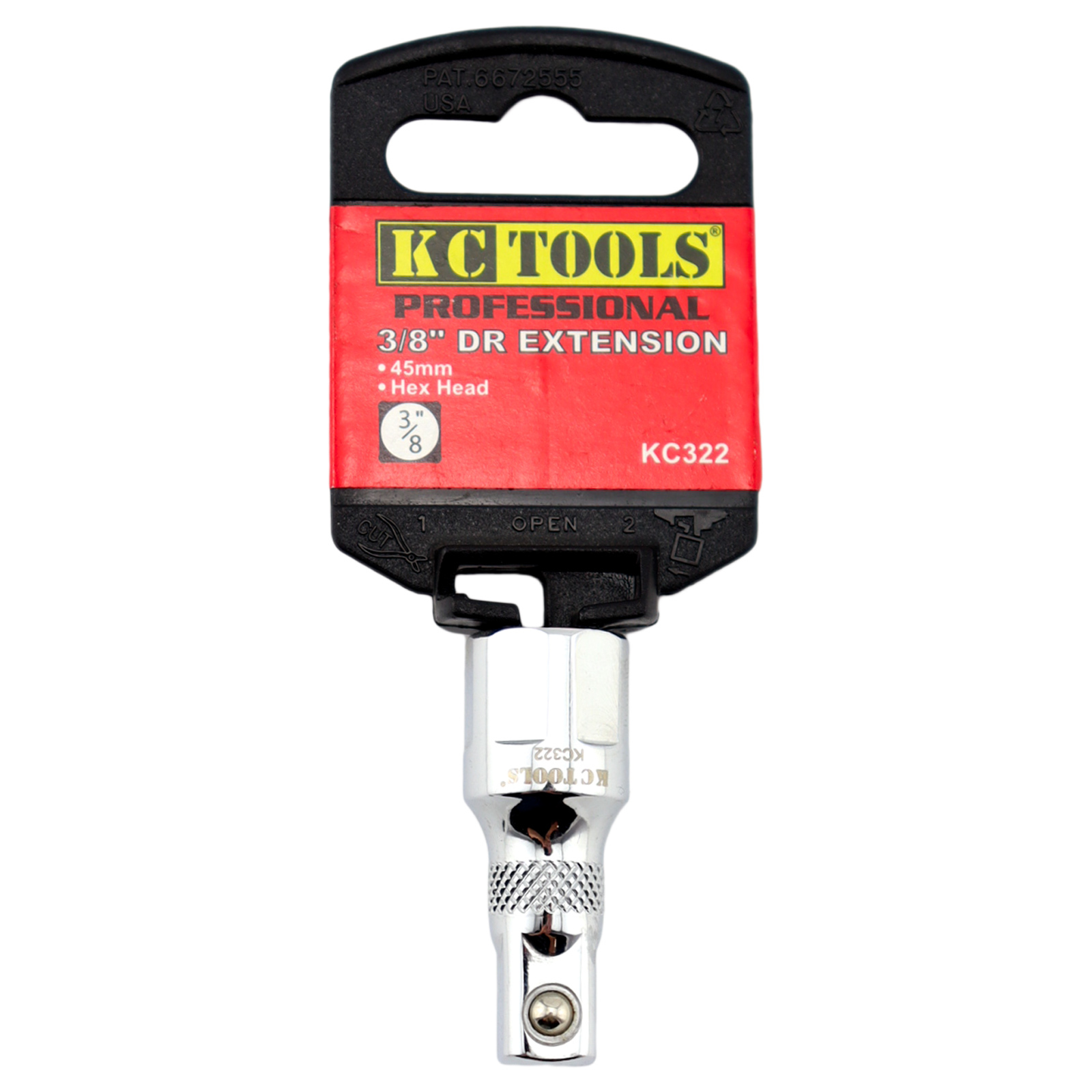 KC Tools 3/8" Dr 45mm Hex Head Extension Bar | Shop Online Now at