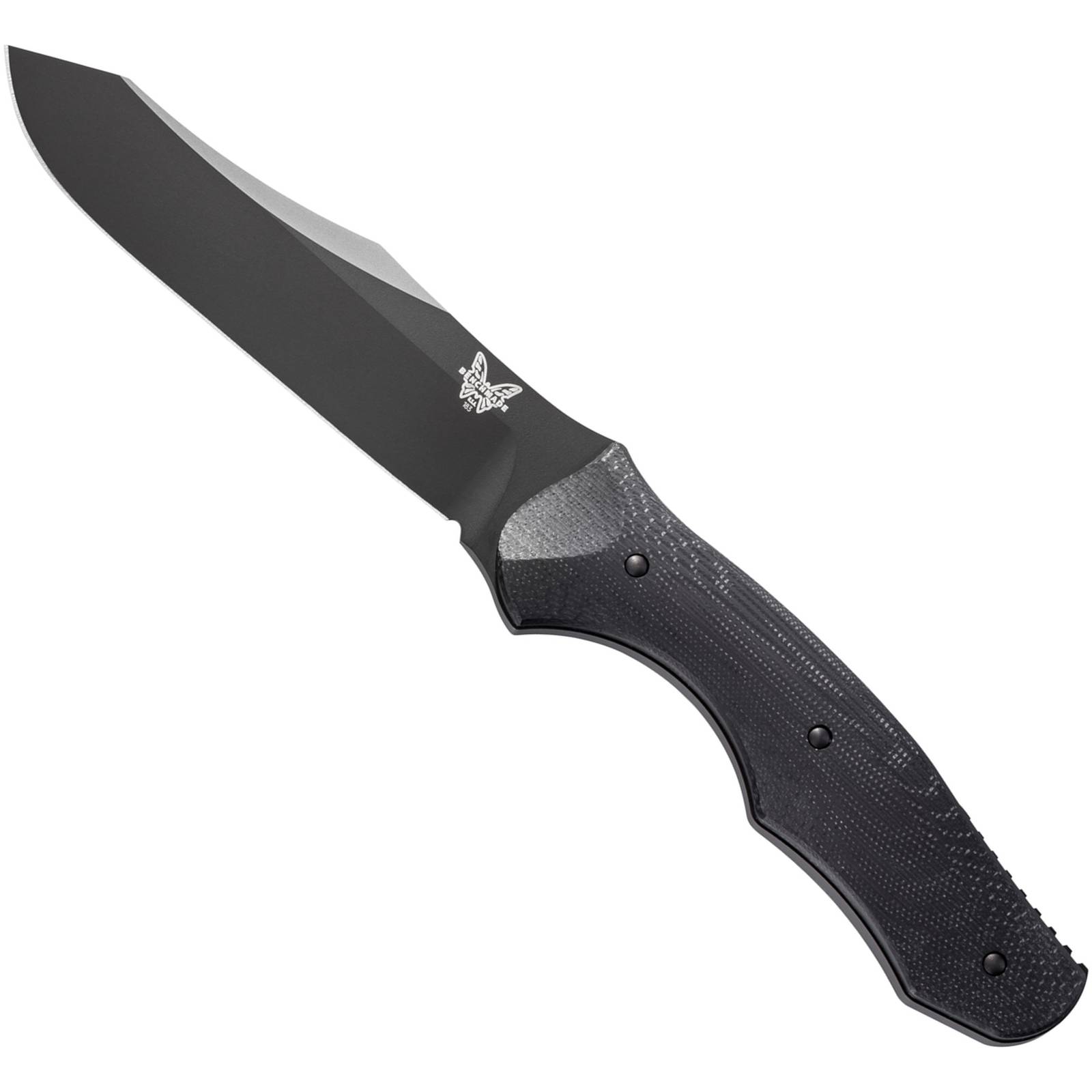 Benchmade 183BK Osborne Contego Fixed Blade Knife, Black Ambler Direct