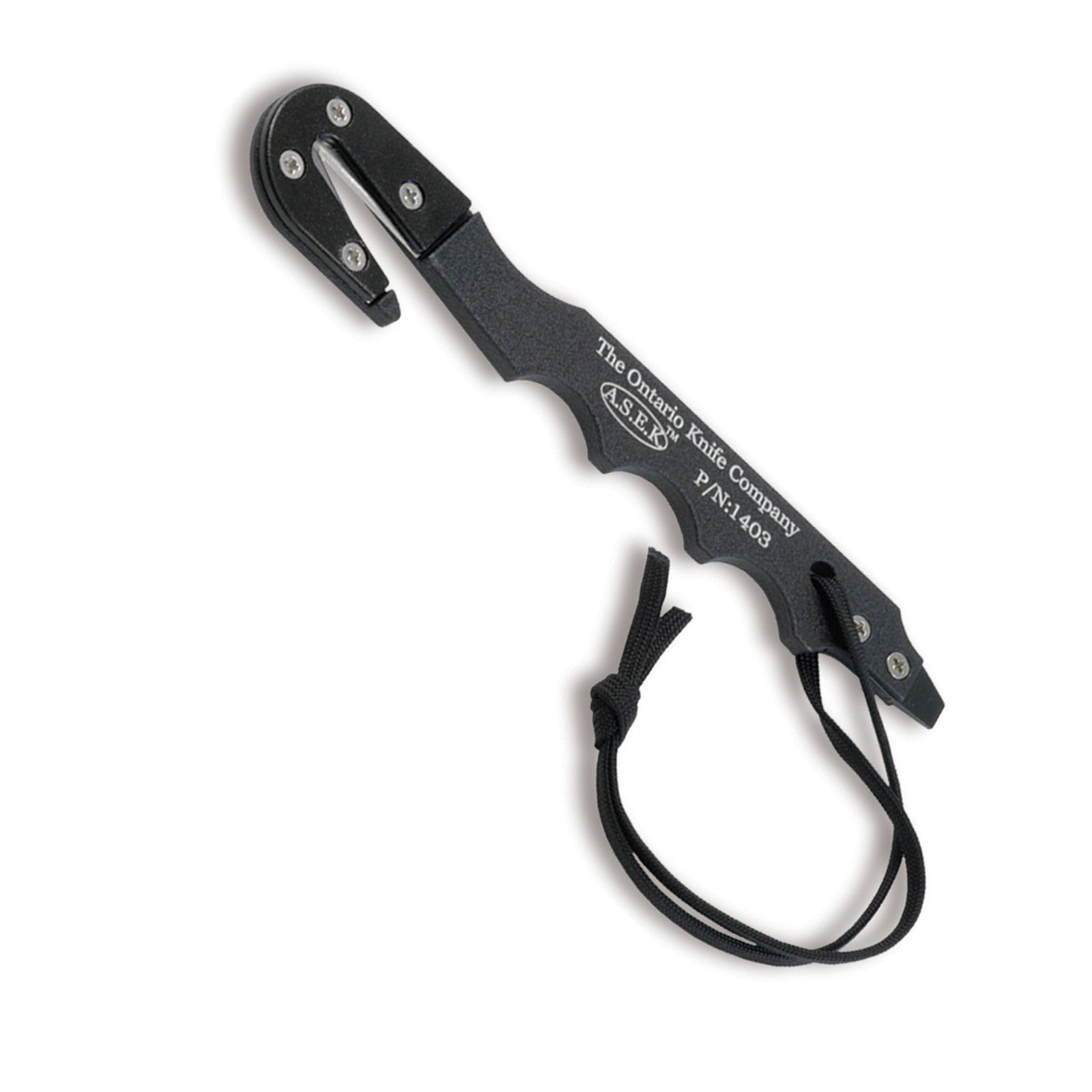 Ontario Knife Co. 1414 Black Model 2 Strap Cutter Shop Online Now at