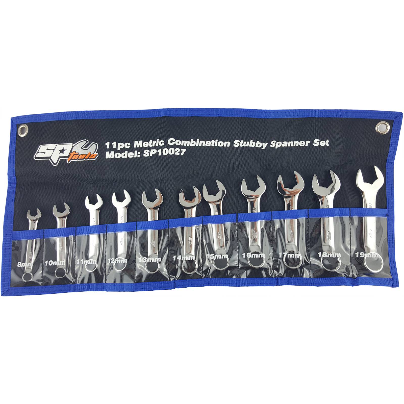 SP Tools 11Pc Metric Combination Stubby Spanner Set Shop Online Now