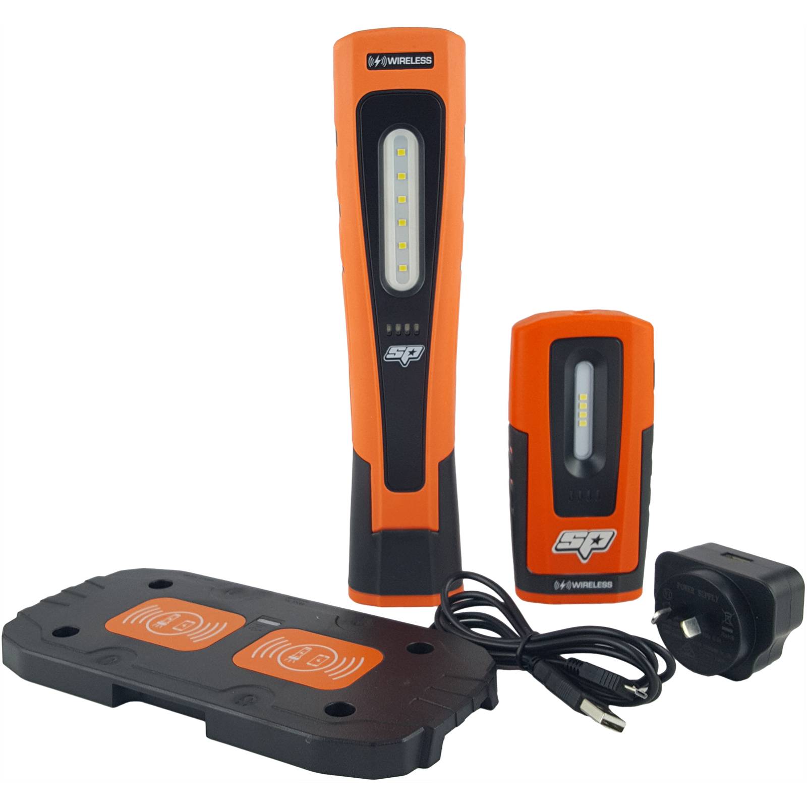 SP Tools SMD LED Wireless Charge Worklight & Torch Twin Pack SP81499