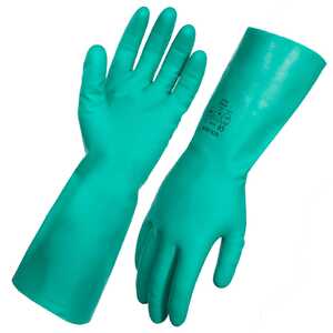 AgBoss Green Nitrile Gloves 45cm - Size 11