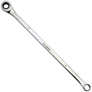 KC Tools 9mm Long-Type Ratchet Ring Spanner