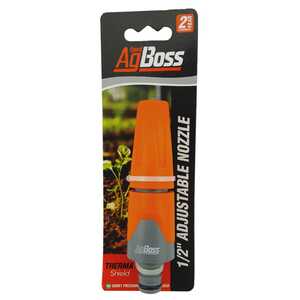AgBoss 12mm - 1/2" Adjustable Garden Hose Nozzle