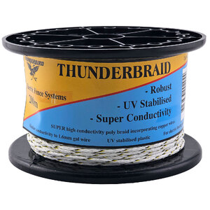 Thunderbird EF-47 Thunderbraid 3.5mm Electric Fence Wire | 200m