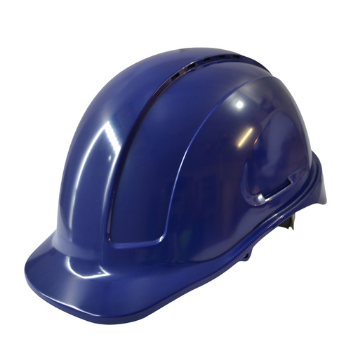 Maxisafe Blue Vented Hard Hat - Sliplock Harness