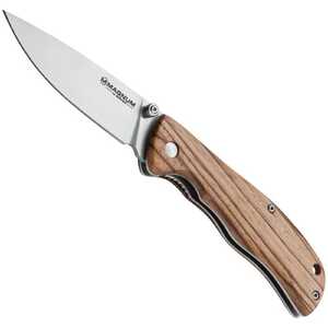 Magnum by Boker Backpacker Liner Lock Folding Knife | Brown / Satin