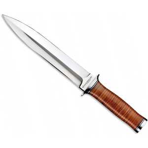 Magnum by Boker Classic Dagger Fixed Blade Knife | Brown / Satin