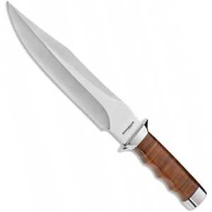 Magnum by Boker Giant Bowie Fixed Blade Knife | Brown / Satin