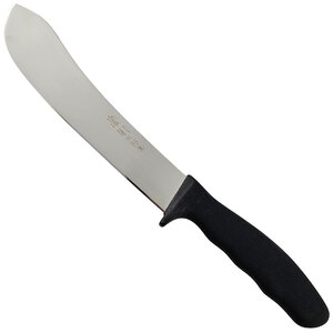 Frosts Mora 205mm Round Tip Bullnose Butchers Knife | Black / Satin