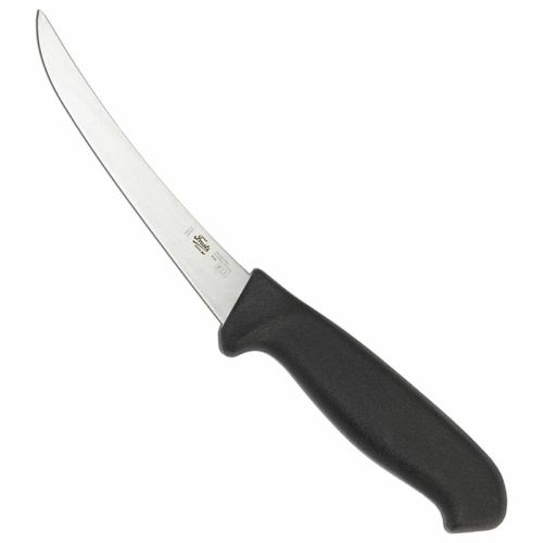 Frosts Mora 156mm Curved Flexible Filleting Knife | Black / Satin