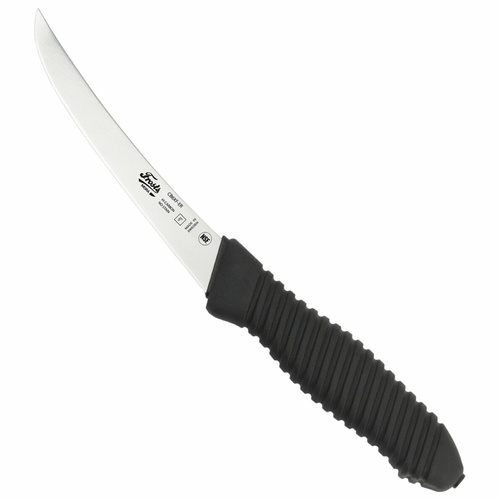 Frosts Mora 153mm Narrow Curved Extra-Flex Boning Knife | Black / Satin