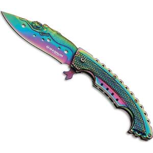Magnum by Boker Rainbow Mermaid Liner Lock Folding Knife