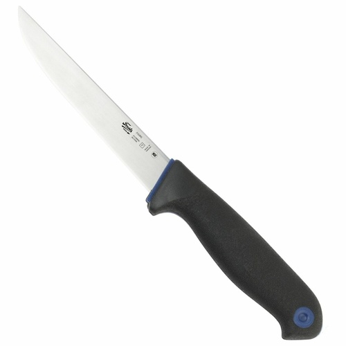 Frosts Mora 153mm Straight Wide Stiff Boning Knife | Black / Satin
