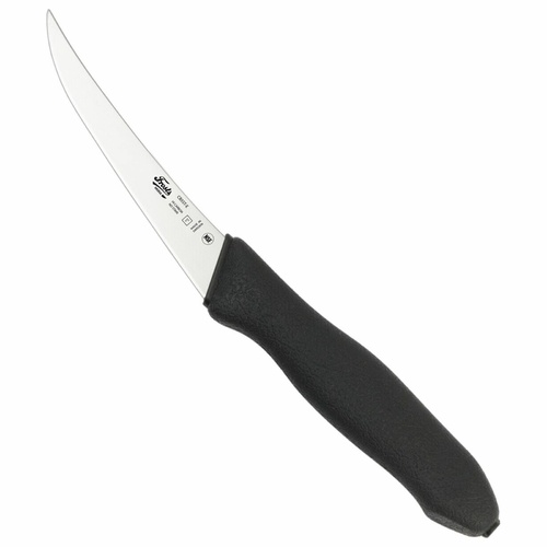 Frosts Mora 130mm Narrow Curved Stiff Boning Knife | Black / Satin