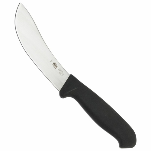 Frosts Mora 146mm Straight Stiff Skinning Knife | Black / Satin