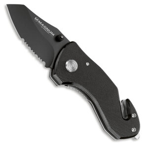 Magnum by Boker Rescue Liner Lock Folding Knife | Black