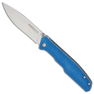 Magnum by Boker Deep Blue Canvas Liner Lock Folding Knife | Blue / Satin