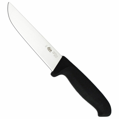Frosts Mora 157mm Wide Butchers Knife | Black / Satin