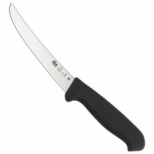 Frosts Mora 158mm Wide Stiff Curved Boning Knife | Black / Satin