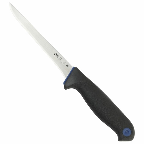 Frosts Mora 151mm Narrow Stiff Straight Filleting Knife | Black / Satin