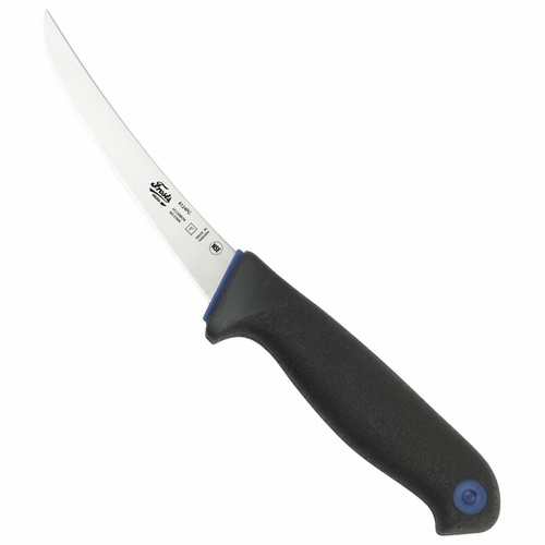 Frosts Mora 124mm Narrow Curved Semi-Flex Boning Knife | Black / Satin