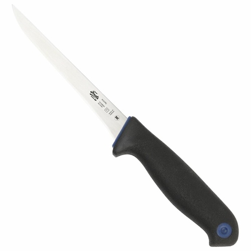 Frosts Mora 151mm Narrow Straight Semi-Flex Boning Knife | Black / Satin