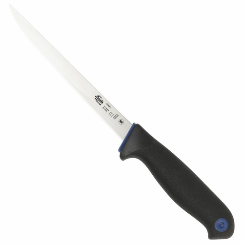 Frosts Mora 180mm Straight Semi-Flex Filleting Knife | Black / Satin