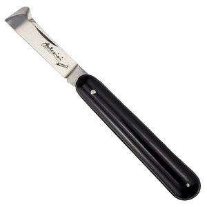 Antonini Traditional Straight Grafting Knife | Black / Satin