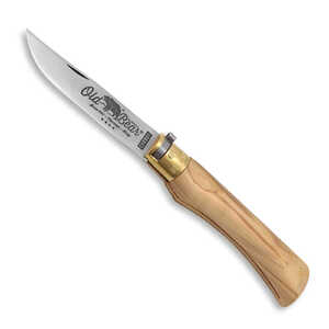 Antonini Old Bear XL Lever Lock Folding Knife | Olive Wood | Carbon