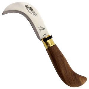 Antonini Old Bear Ring Lock Pruning Knife | Large | Walnut Wood / Satin