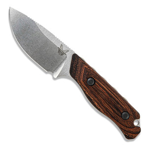 Benchmade Hidden Canyon Hunter Fixed Blade Knife | Wood / Satin