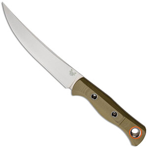 Benchmade Meatcrafter Fixed Blade Knife | Green / Orange