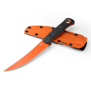 Benchmade Meatcrafter Fixed Blade Knife | Black / Orange