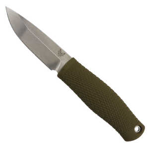 Benchmade Puukko Fixed Blade Knife | Green / Satin