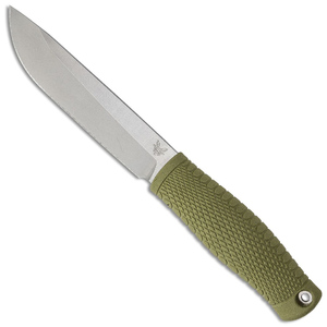 Benchmade Leuku Fixed Blade Knife | Green / Satin