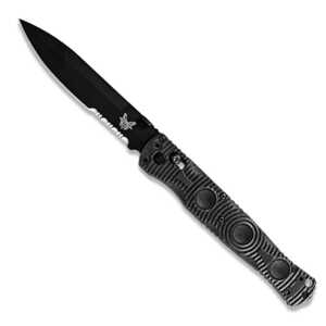 Benchmade SOCP Tactical Folder AXIS Lock Serrated Folding Knife | Black