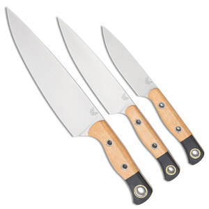 Benchmade 3pc Station Fixed Blade Knife Set | Tan / Grey
