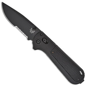 Benchmade Redoubt Serrated AXIS Lock Folding Knife | Black