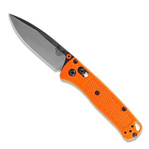 Benchmade Mini Bugout AXIS Lock Folding Knife | Orange / Satin